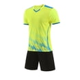 thumbnail image 5 of LWNYDPLSD Kids Soccer Jerseys Set Boys 2 Piece Football Outfits Teen Boys Training Team Athletic Workout Short Sleeve Shirts+Quick Dry Fitness Shorts Suit for Gym Sport Toddler Boys Clothes, 5 of 5