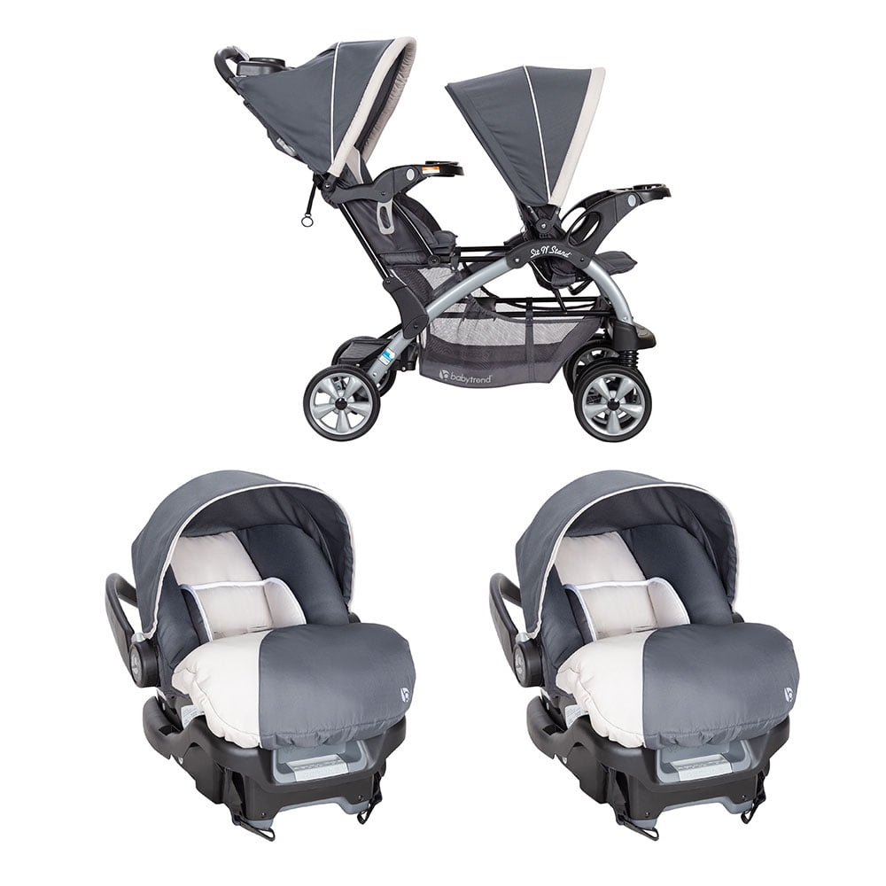 dual stroller with car seat