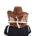 thumbnail image 3 of Sombrero de Apicultura para Niño, , , Velo de Red para s, Protección para La Cabeza, Marrón Soledad Sombrero de velo de apicultura, 3 of 9
