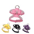 thumbnail image 3 of Pet Chest Harness Rhinestone Bow Small Dog Traction Rope Walking Cat Chest Harness Coleira Para Cachorro Cat Accessories ShopWise Round, 3 of 23