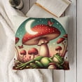 thumbnail image 3 of Frog Pillow Covers,Mushroom Pillow Covers,Do What Makes You Happy,mmushroom Decor Pillows Cover 18x18,Mushroom Gifts,Frog Gifts,Frogs Gifts for Women,ushroom Gifts for Women, 3 of 5
