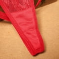 thumbnail image 4 of HAOTAGS Thong for Women,Moisture-Wicking Adjustable Waist Low Waist Lingerie Thongs Panties Red Free Size, 4 of 5