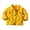 Gold, variant on XXWXYD Girls Ripped Denim Jacket Flap Pocket Button Front Long Sleeve Collared Distressed Jean Jackets Casual Loose Outerwear Boys Back-to-School Denim Outerwear