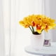 thumbnail image 5 of Flores Artificiales, Decoración De Orquídeas Artificiales De 6 Tallos Con Contornos Claros Y Colores Vibrantes, Decoraciones Florales De Orquídeas Artificiales Para Bodas,, 5 of 7