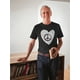 thumbnail image 2 of Playera Para Hombre - Corazon Con Simbolo De Paz Smartprints  T-shirt, 2 of 4