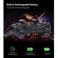 thumbnail image 4 of XYCCA Wireless Controller Compatible with PS3, Controller Replacement for PS3 with Upgraded High-Precision Joystick, Wireless Remote Gamepad with Charger Cable (Black), 4 of 7