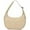 Khaki, variant on Bloomr Bag - Small Crescent Puffer Purse Shoulder Bag for Women, Nylon Quilted with Adjustable Shoulder Strap, Puffy Bag