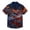 1-Navy, variant on Mens Funny Hawaiian Shirts USA Flag and Starry Galaxy Graphic Button down Short Sleeve Shirt Tropical Holiday Beach Tops Independence Day Casual Wear 7-Blue M