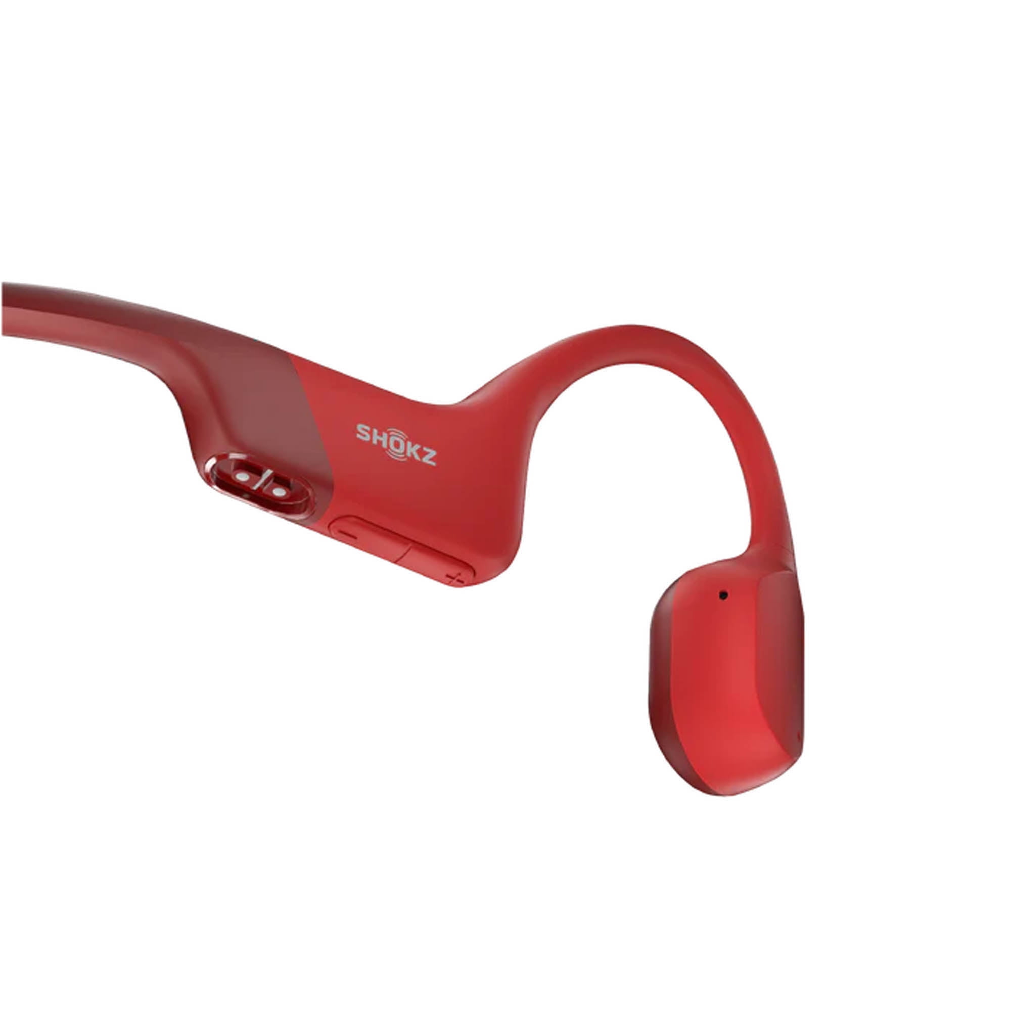 Shokz - OpenRun, Bone Conduction Sports Headphones, Red