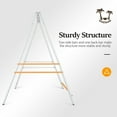 thumbnail image 2 of ONCLOUD Upgraded Hammock Chair Stand Metal Swing Stand Frame, Heavy Duty Steel Hammock Stand Only for Porch, Backyard, Indoor or Outdoor,White, 2 of 16