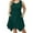 B1-Dark Green, variant on SHOWMALL Women Plus Size Dress Sleeveless Summer Dress Irregular Hem Casual Midi Dress Plain Pleated Scoop Neck Flowy Tank Dresses with Pockets, US Size 3X in Black
