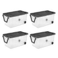 thumbnail image 5 of Sterilite 160 Qt Latching Stackable Wheeled Storage Tote w/ Lid, 4 Pack, 5 of 9