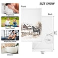 thumbnail image 2 of Horse Farmhouse Cotton Face Towels Soft Hand Towel Absorbent Bathroom Towel for Kitchen Hotel Decoration, 2 of 7
