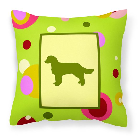Carolines Treasures CK1005PW1414 American Water Spaniel Decorative   Canvas Fabric Pillow 14Hx14W multicolor