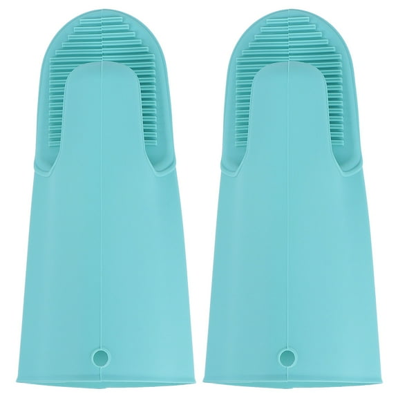 SOPOTUTU Set of 2 Silicone Oven Gloves, Thickened Non- Kitchen Gloves for Baking and Cooking