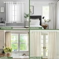 thumbnail image 4 of white Curtain Rods for Windows 48 to 84 Inch Adjustable Length 1 Inch Diameter Heavy Duty Window Curtain Rods for Indoor Ourdoors With Classic Square Finials, 4 of 7