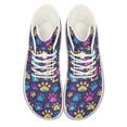 thumbnail image 2 of Psesaysky Women's Graffiti Paw Barefoot Shoes Comfortable High-Top Walking Shoes for Girls Students Size 6-13.5, 2 of 7