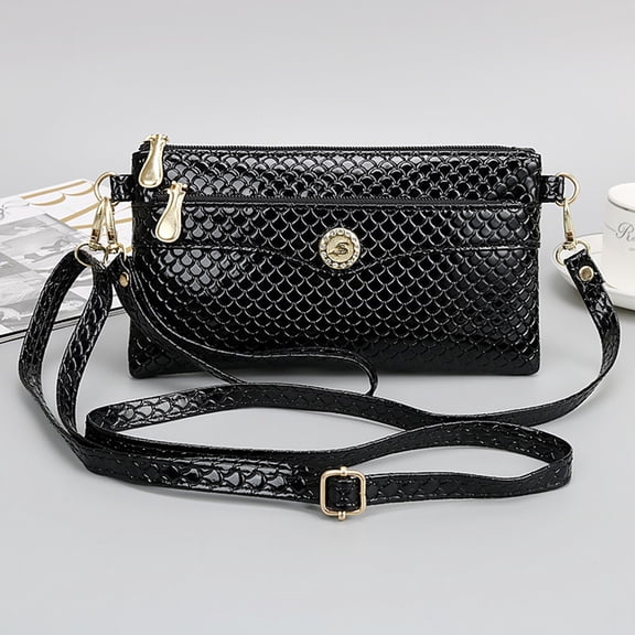 Crossbody Sling Bag For Women Trendy Casual Office Bag With Adjustable Strap Multi Pocket Shoulder Handbag