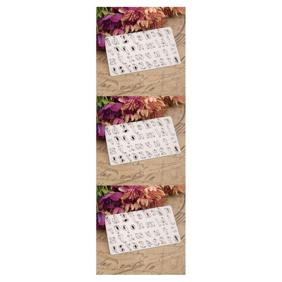 Transemion Embossing Die Mold DIY Art Scrapbooking Craft Making Stamper Frame Household Reusable Stencil Mould Decoration 1 3Set