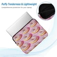 thumbnail image 2 of FORMRS 15-15.6 inch Laptop Sleeve Case Soft Carrying Quilted Computer Bag Cover, Light Pink Doughnuts, 2 of 7
