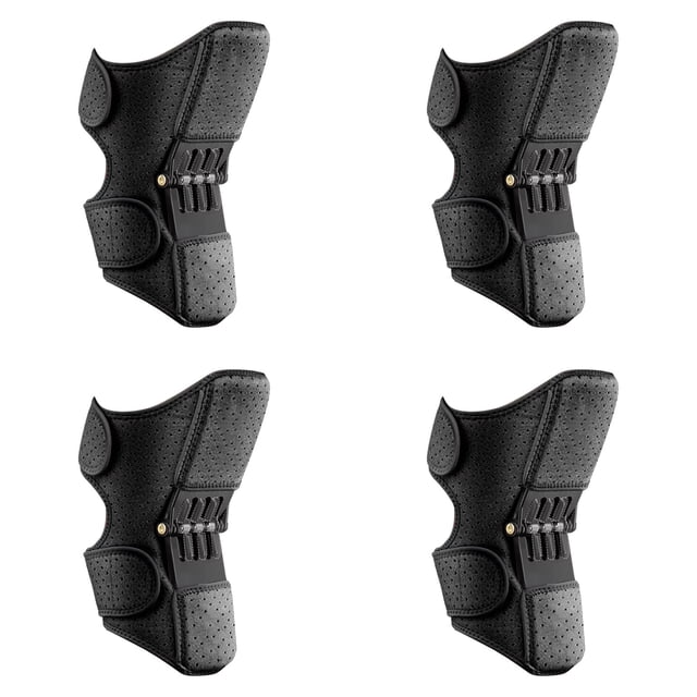 YWIYIUD 4PCS Knee Assistive Device, Knee Protection Booster, KneeBooster Brace Joint Support Spring Stabilizer, Adjustable Spring KneeBrace for ReducesPressure Joint