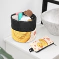 thumbnail image 6 of PhooArto Large Barrel Drawstring Makeup Bag, Cartoon Duck Love Hearts Pattern Travel Cosmetic Bag Portable Make Up Organizer Bag, 6 of 6