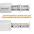 thumbnail image 4 of Uxcell 2-Layer LED Signal Warning Light Tower with Buzzer, 12-24V 10A Column Warning Tower Stack Lights with Steady Light for Factories Industrial Machinery, White, 4 of 6