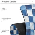 thumbnail image 4 of Yayeee Faucet Mat for Kitchen Sink 14.7" Diatomite Long Splash Guard Pad, Blue and Gray Plaid Pattern, 4 of 7