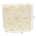 thumbnail image 2 of Unique Bargains 1 Pc Clothes Storage Foldable Storage Bags Beige 20*20*28in, 2 of 7