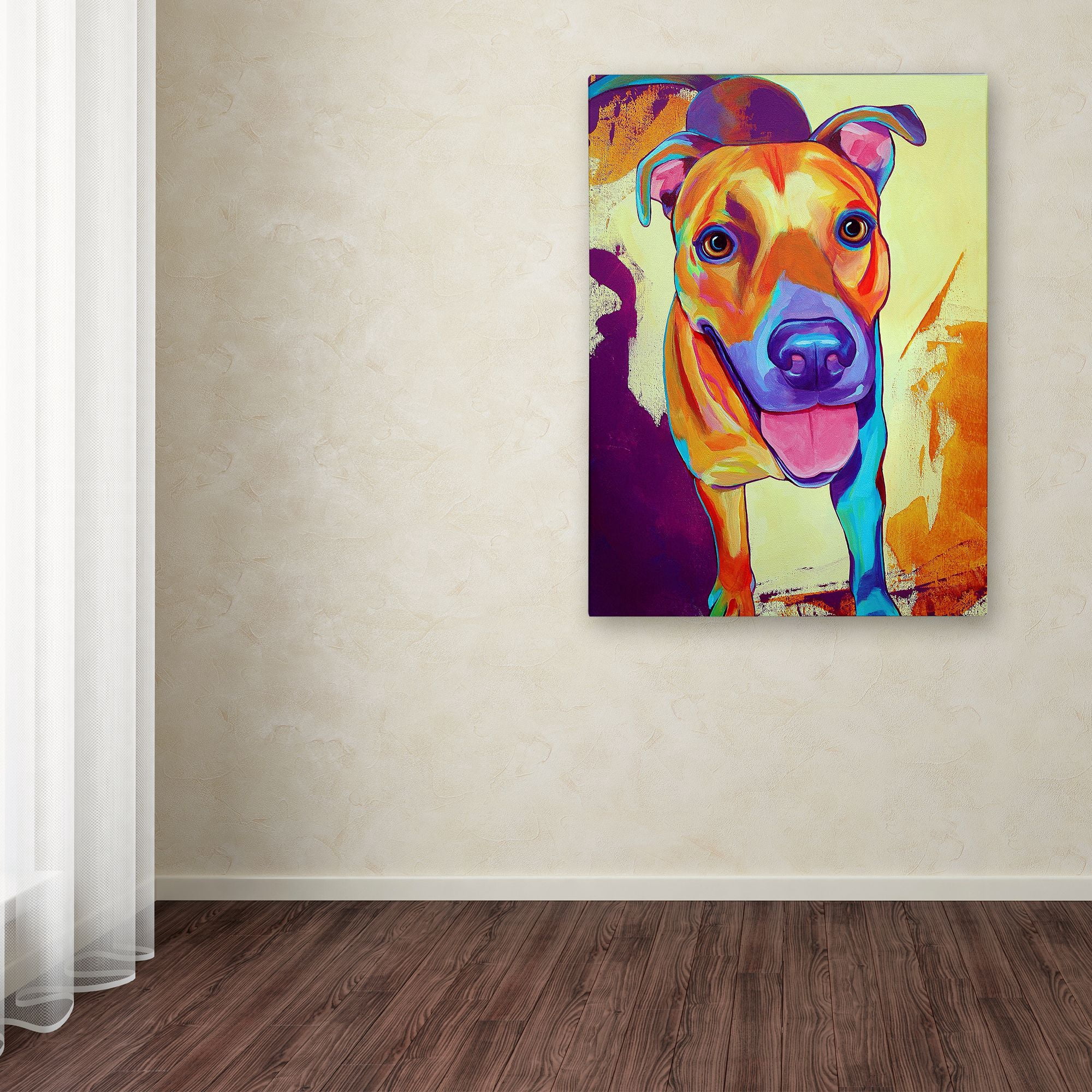 Trademark Fine Art 'Kelsea Dog' Canvas Art by Corina St. Martin