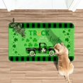 thumbnail image 2 of Roszwtit St Patricks Day Door Mat 30 X 17 Inch St Patricks Day Buffalo Plaid Truck Doormat Indoor Outdoor Entrance Floor Mat Non Slip Rubber Welcome Mats, 2 of 6