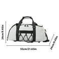 thumbnail image 4 of Bolsa deportiva con compartimento para zapatos | Bolsa de viaje impermeable para entrenamiento en el gimnasio | Mochila convertible para el hombro, 4 of 4