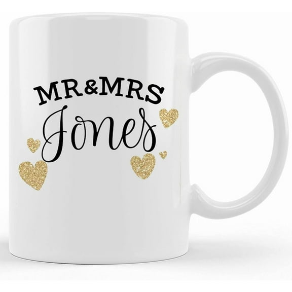 50th , Gift For 50th Anniversary, 50th For Parents, 50th Wedding Anniversary, Golden Anniversary, Muga, Ceramic Novelty Coffee Mug, Tea Cup, Gift Present