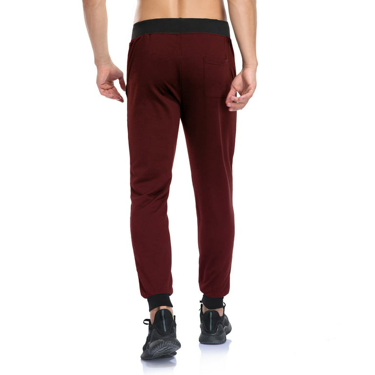 WQJNWEQ College Young Adult Fashion Mens Joggers Sports Pants - Cotton  Pants Sweatpants Trousers Mens Long Pants