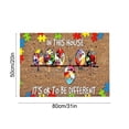 thumbnail image 3 of AuroraX Colorful Bird Doormat Puzzle Welcome Mat Vibrant Print Coir Fiber Unique Positive Message Indoor Outdoor Entry Rug, 3 of 6