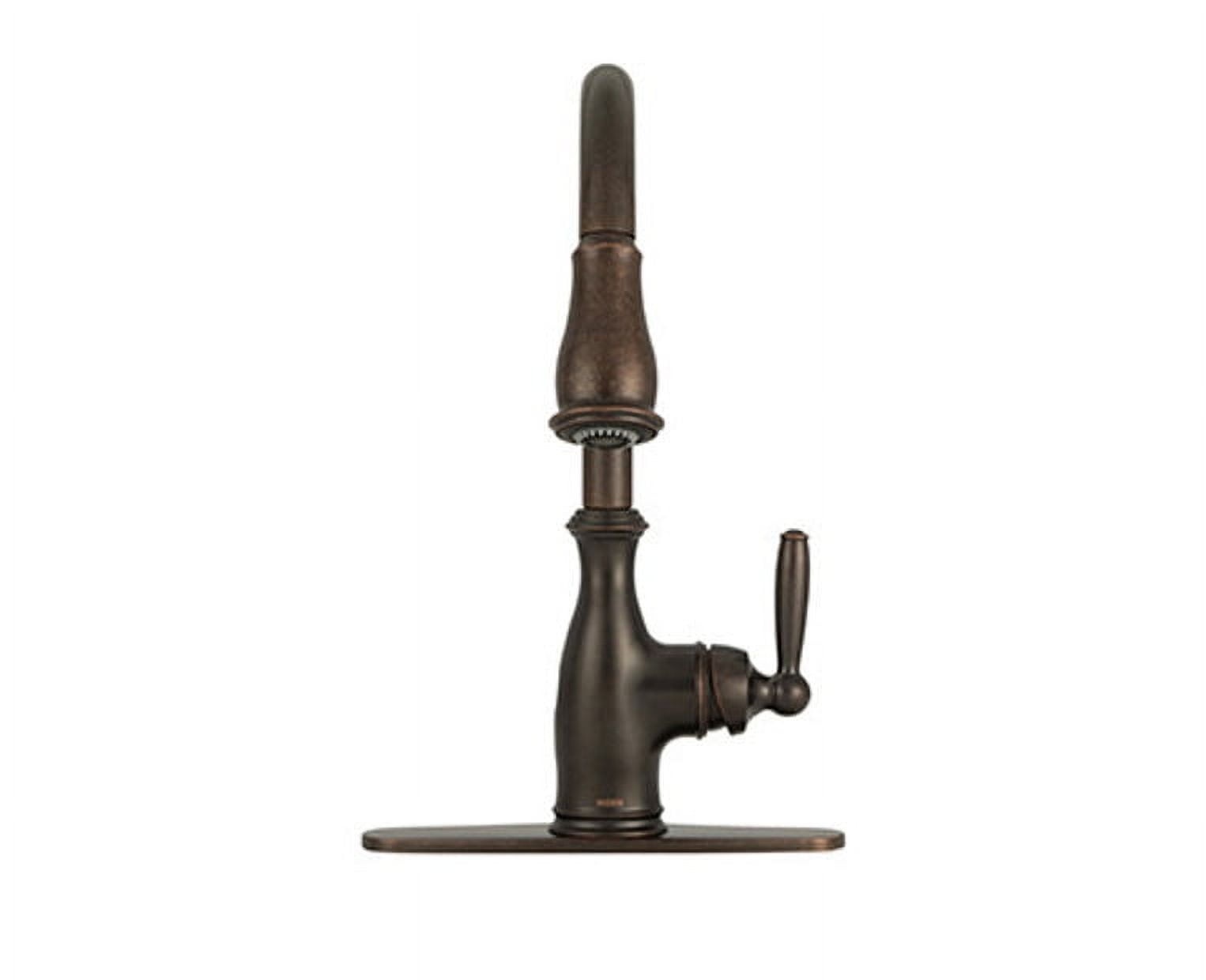 Moen S73004Bg Brushed Gold One-Handle Pulldown Kitchen Faucet