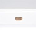 thumbnail image 4 of FurnitureR Console Moderne en Bois Bianca avec 2 Tiroirs en Blanc, 4 of 9