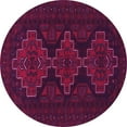 thumbnail image 1 of Ahgly Company Indoor Round Persian Pink Traditional Area Rugs, 5' Round, 1 of 4