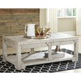thumbnail image 2 of Ashley Furniture Table Basse à Plateau Relevable Fregine en Blanc Lavé, 2 of 5