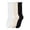 Navy, variant on Unisex Kids 3-Piece Sock Set Mid-Calf Socks with Ruffled Trim Soft, Stretchy Socks for Everyday Wear For Boys & Girls Purple Size 6-14 Years