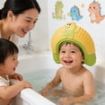 thumbnail image 3 of Soft Silicone Washing Hat, Water And Shampoo Barrier, Keep Dry Shower Shield For Hair Washing (B), 3 of 5