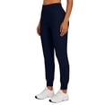 thumbnail image 3 of SYMOID Womens Compression Shorts with Pockets - High Waisted Knee Length Moisture Wicking Bermuda Athletic Gym Running Shorts for Women 95 Polyester 5 Spandex Green,Size L, 3 of 6