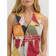 thumbnail image 5 of Wrangler Women's X Lainey Wilson Mixed Patchwork Vest - 112360680 X-  US, 5 of 6