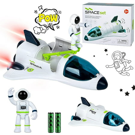 UPC: 0884381834597 | Space Shuttle Toys for 3 4 5 6 7 Year Old Electric Light & Music Space Toys Early Childhood Educational Toys for Boy Girls Birthday Gift