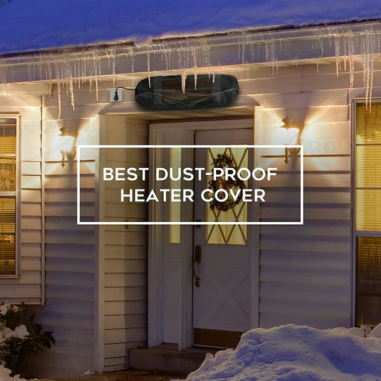 Garden Terrace Heater Covers, Electric Heater Cover Wall-Mounted Waterproof  Dustproof Covers for Indoor Outdoor Garage Heaters - Walmart.com