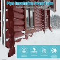 thumbnail image 4 of 4 Pack Insulation Tubes 2 Inch, Pre-Slit Self-Adhesive Insulation Wrap, Highly Insulated for Copper Pipe, AC Line, Sprinkler (20mm Thick), 4 of 6
