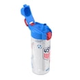 thumbnail image 3 of Zak Designs US Soccer 25oz Durable Plastic Jubilation Water Bottle with Handle, White, 3 of 7