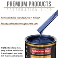 thumbnail image 4 of Daytona Blue Metallic Gallon URETHANE BASECOAT CLEARCOAT Car Auto Paint Kit, 4 of 6