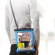 thumbnail image 2 of Bolsa de asas transparente, parte superior con cremallera de construcción robusta de PVC, bolsa transparente para viajes y gimnasio de seguridad, 9,8*9*1,5 pulgadas, 2 of 5