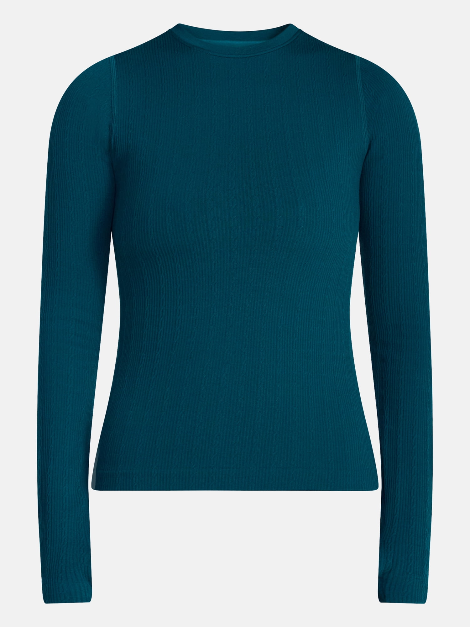 Ozark Trail Women’s Warmer Thermal Long Sleeve Seamless Fleece Top, Sizes XS-XXL